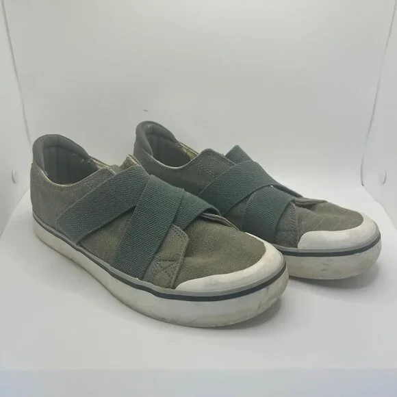 KEEN Elsa III Gore Green Cross-Strap Slip-On Shoes green Size 9 - Picture 2 of 9